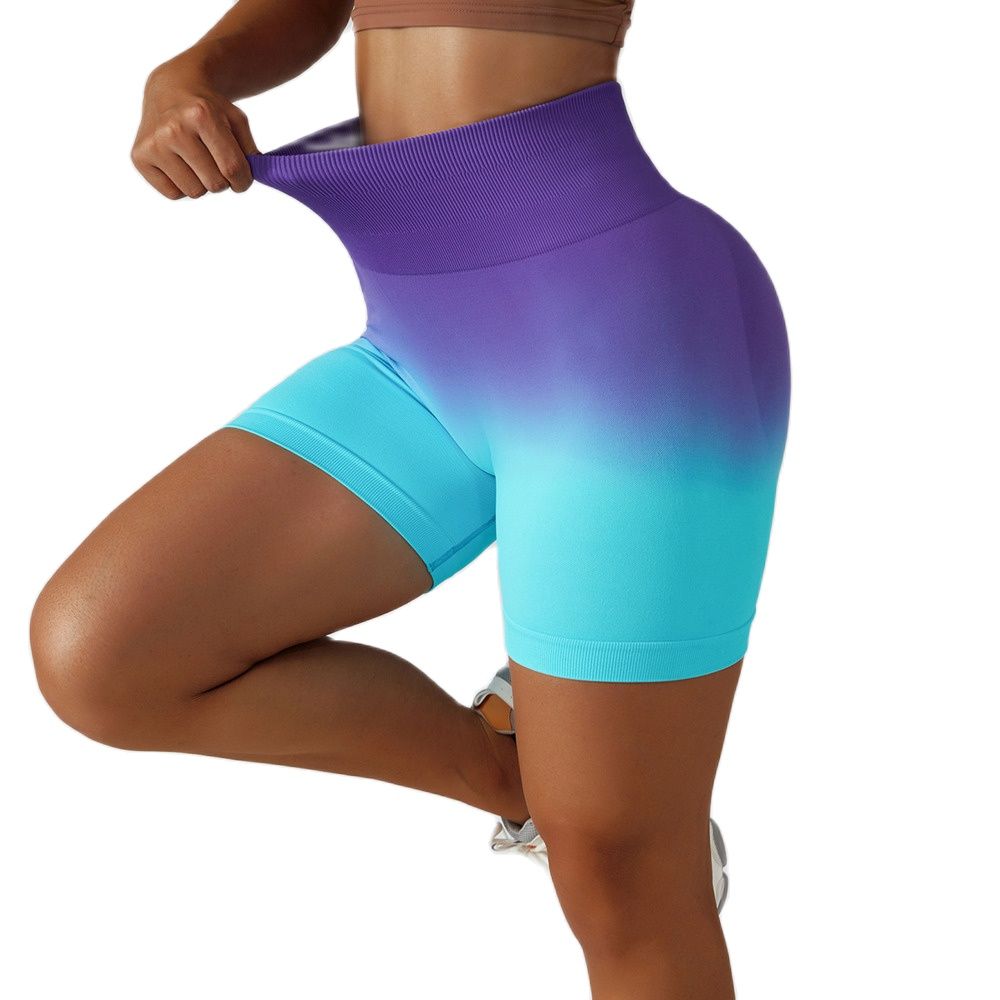 Gradient Seamless Shorts Front View